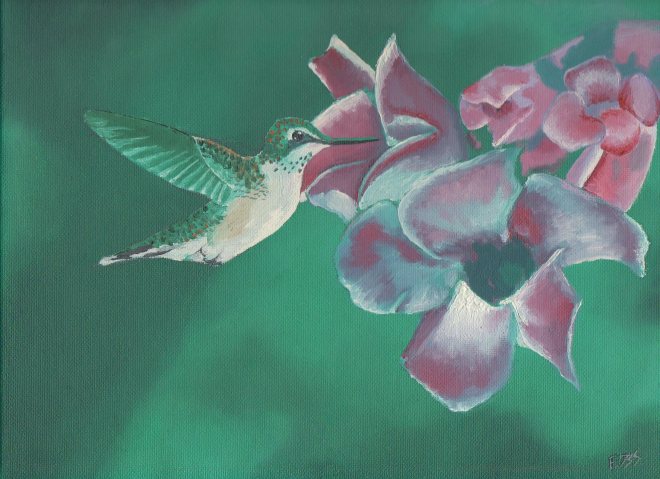 Agradezco a Emilio Daniel Silva Segura por permitirme el uso de este Oleo que es de su autoría